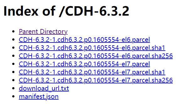 CDH 6.3.2下载地址